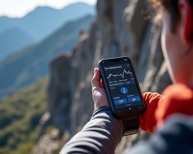 App de monitoreo cardíaco para escaladores